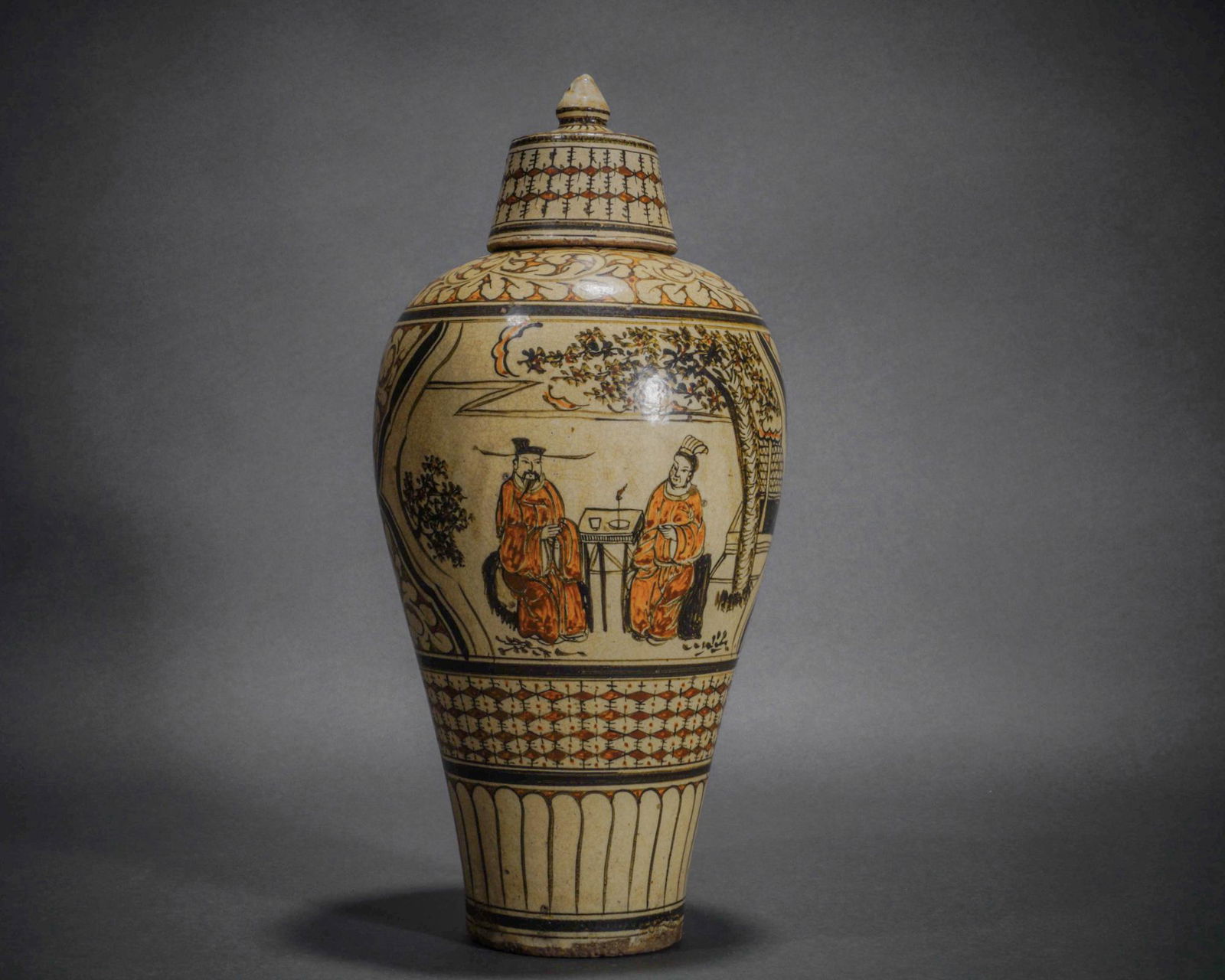 Song Dynasty Cizhou Kiln Bottle (1 of 8)