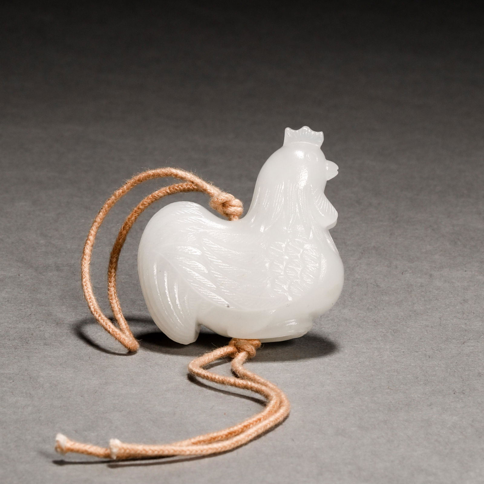 Qing Dynasty,Hetian Jade Chicken (1 of 8)