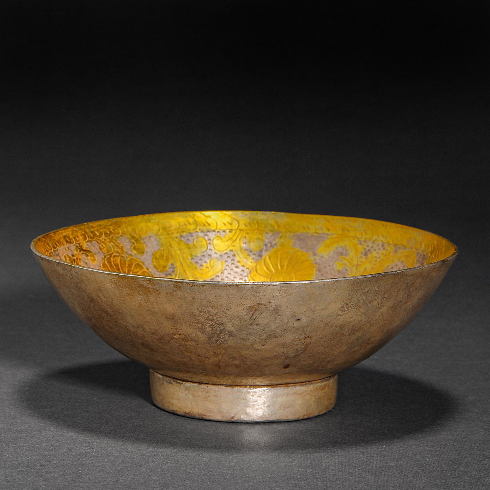 Tang Dynasty, Silver Gilt Flower Bowl (1 of 9)
