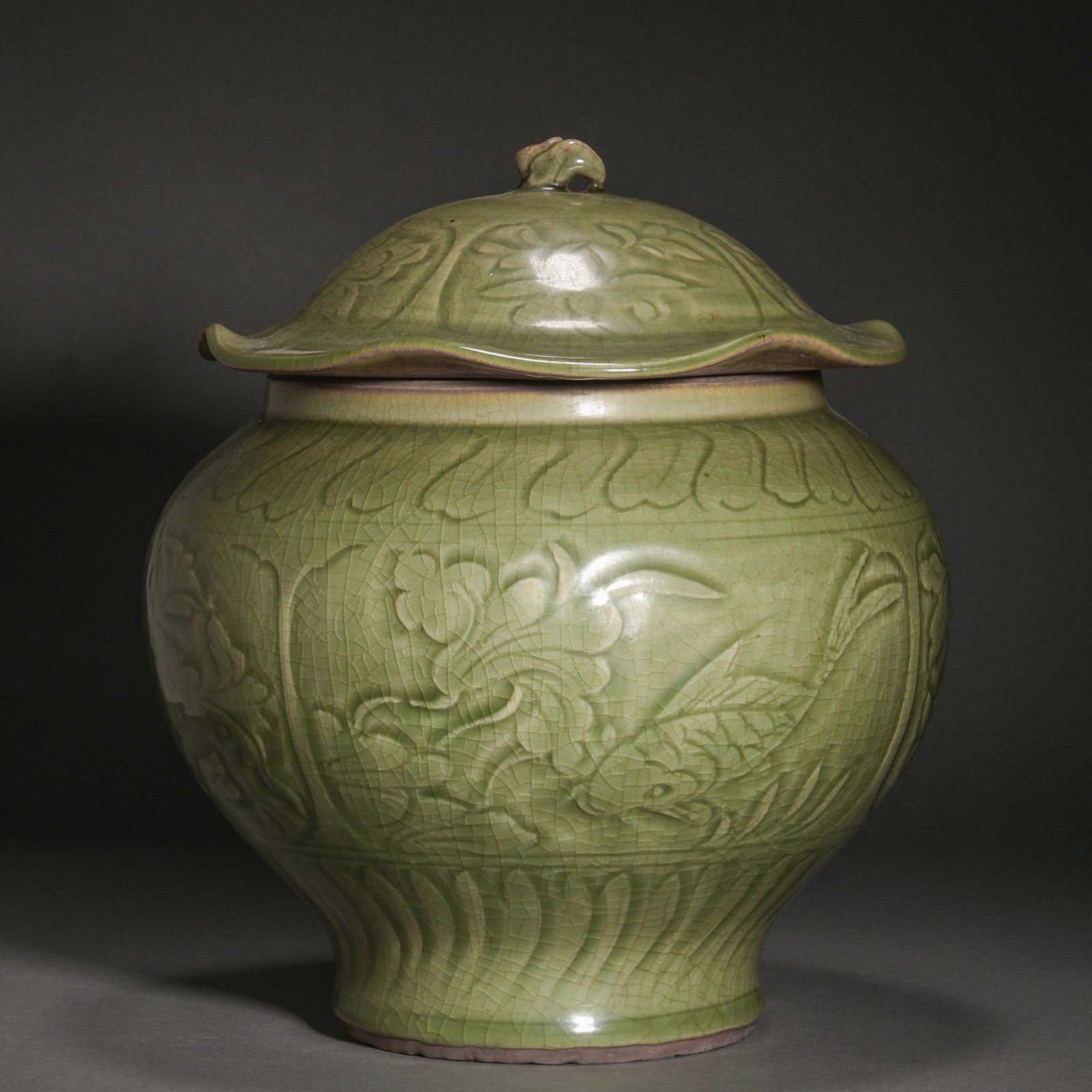 Song Dynasty, Celadon Flower Jar (1 of 12)