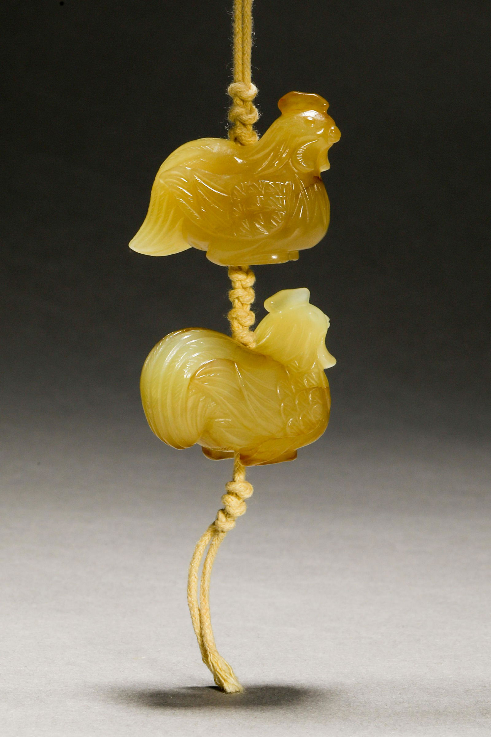 Qing Dynasty, Hetian Yellow Jade Pendant (1 of 11)