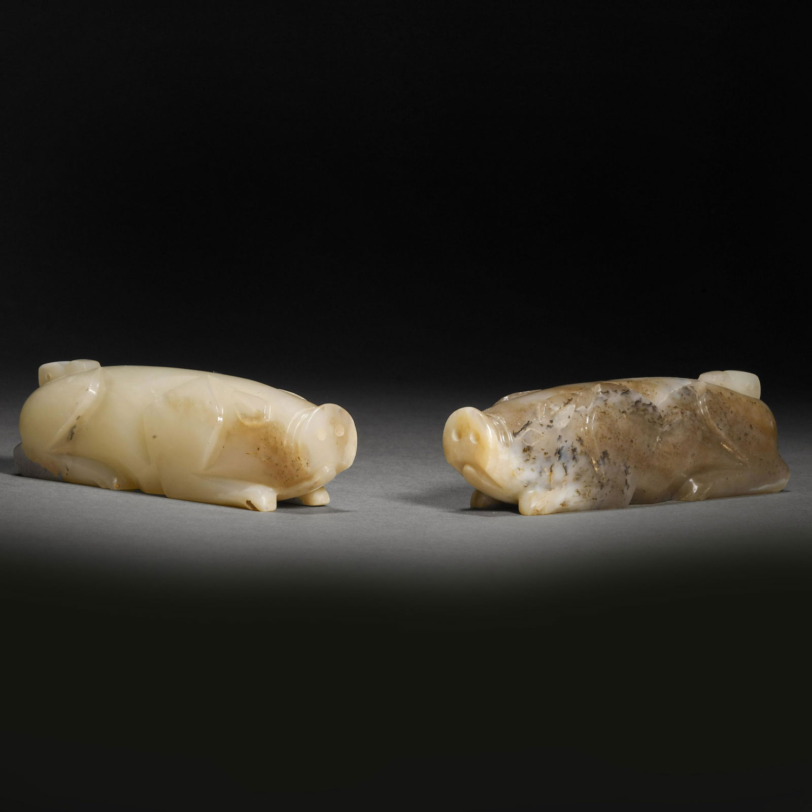 Han Dynasty,Hetian Jade Pig (1 of 10)