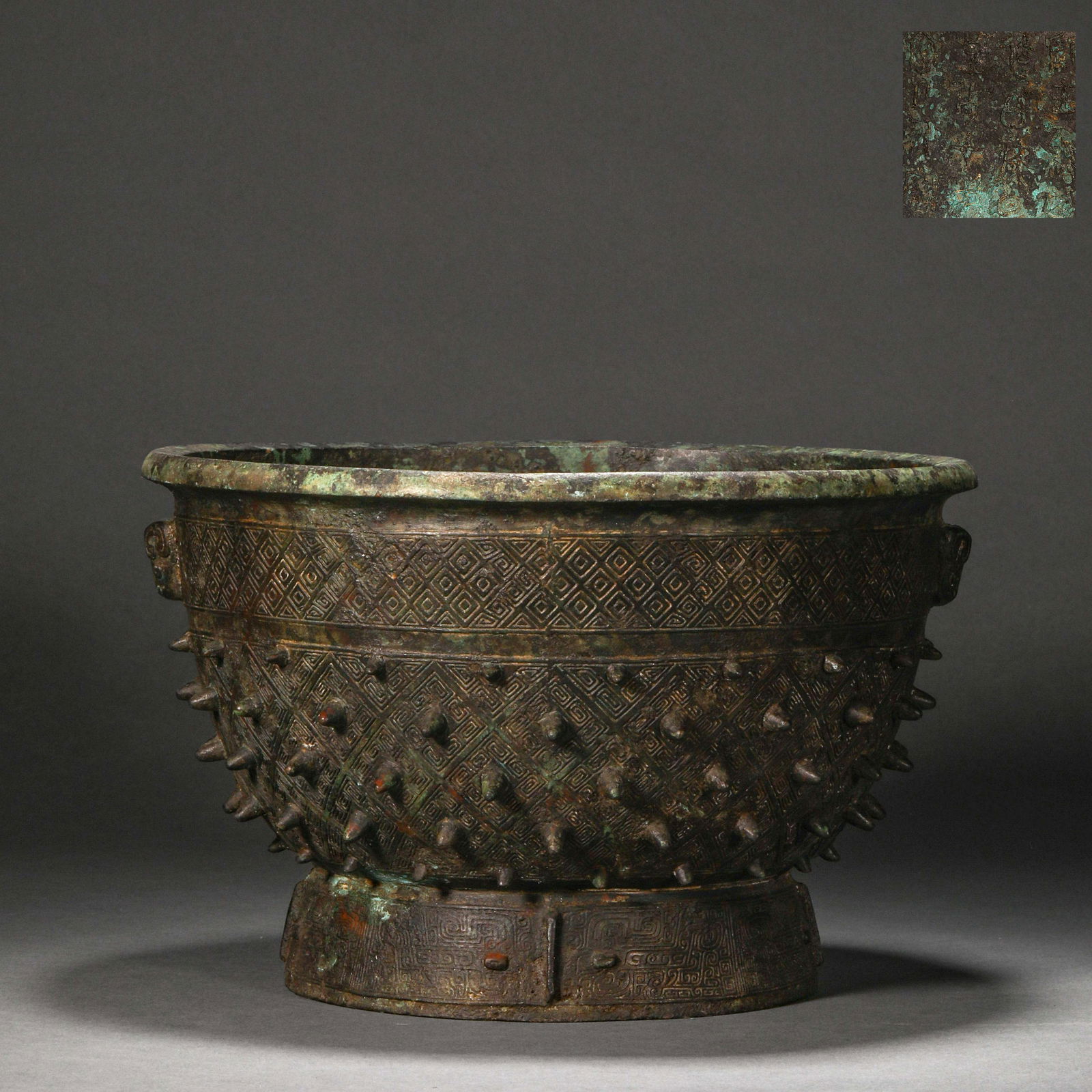 Han Dynasty,Copper Nail Grain Ware (1 of 13)
