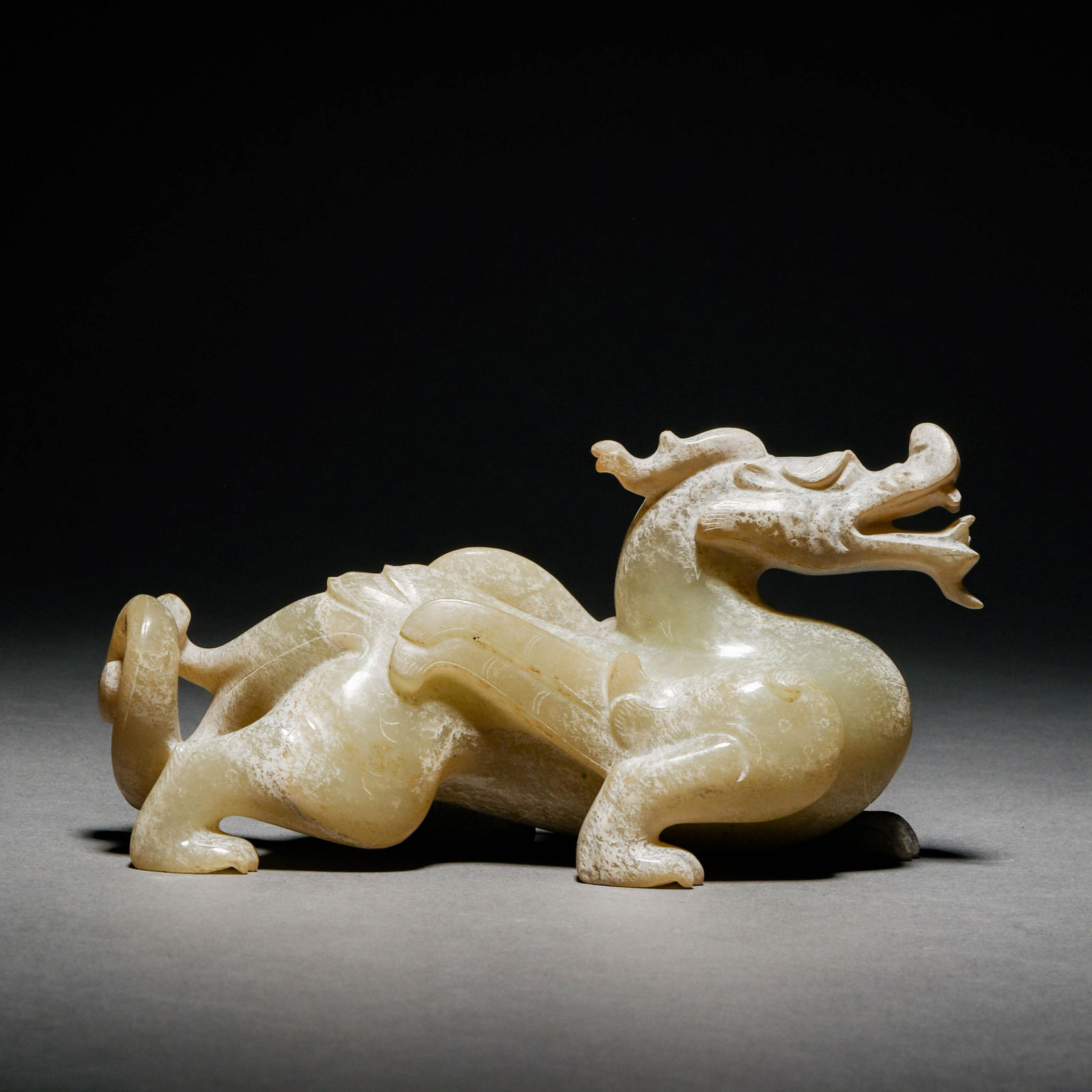 Han Dynasty, Hetian Jade Beast (1 of 11)