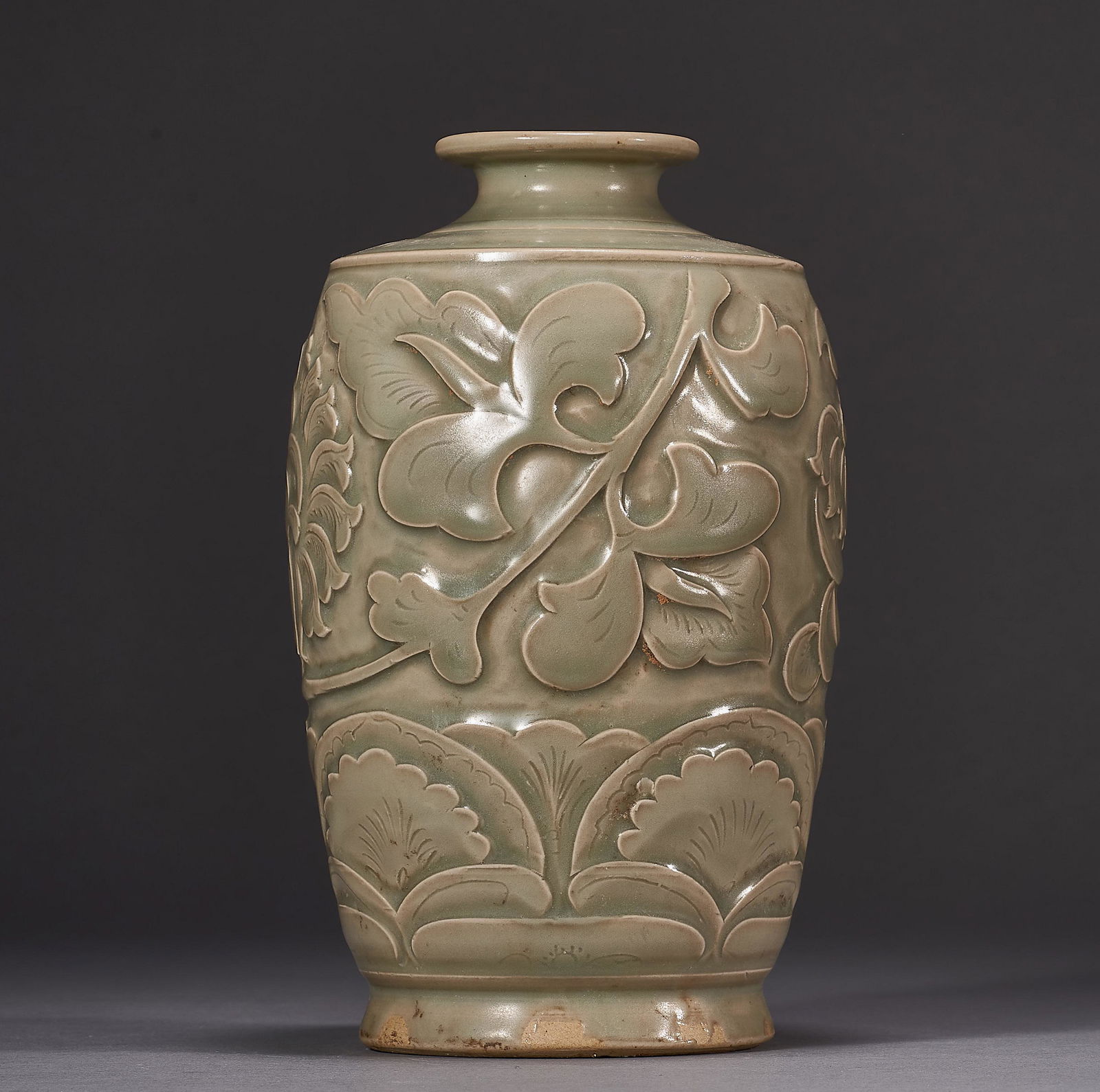 Song Dynasty of China, Celadon Flower Bottle (1 of 11)