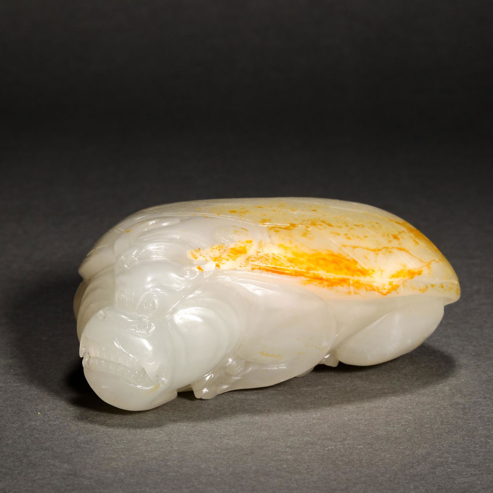 Qing Dynasty,Hetian Jade  Dragon Turtle (1 of 10)
