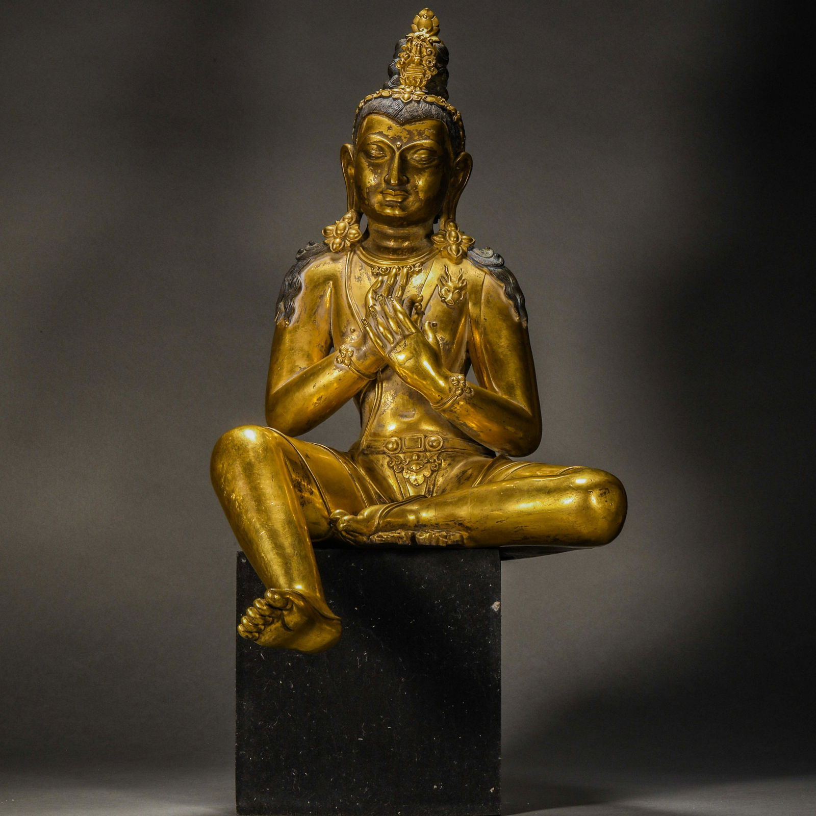 Ming Dynasty, Gilt Tara Statue (1 of 14)