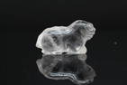 A Rock Crystal Carving 'Mythical Beast' Yuan Dynasty or Later (private English collection)