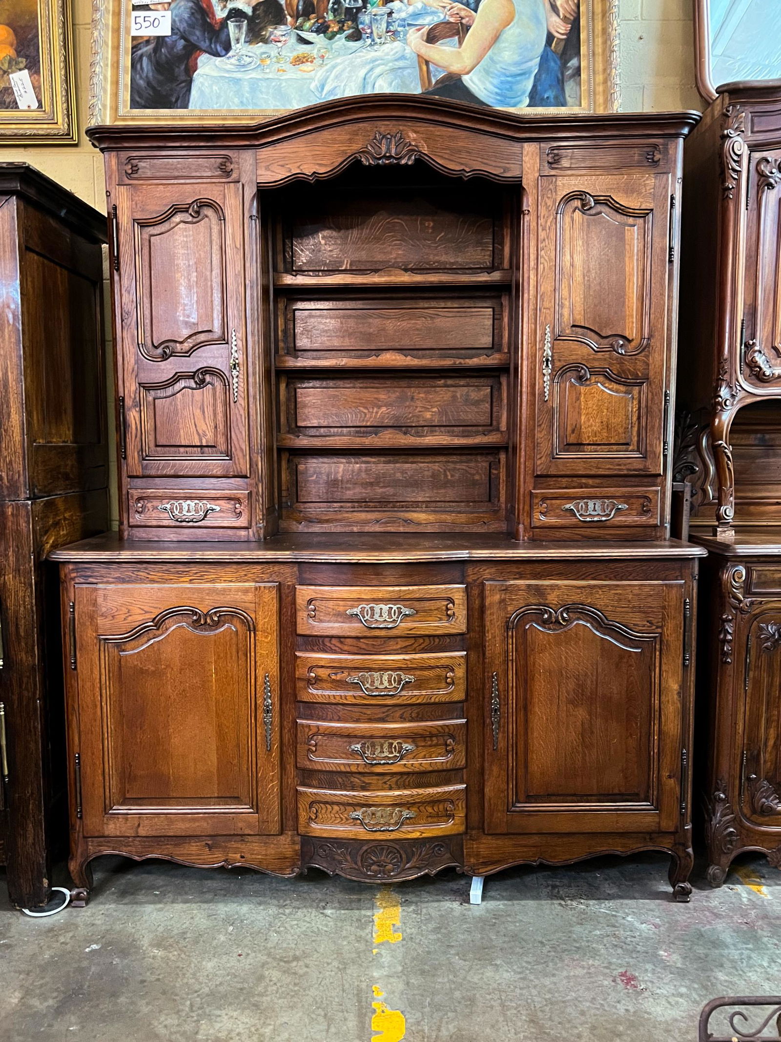 19th C Louis XV Style Welsh Oak Cupboard (1 of 18)