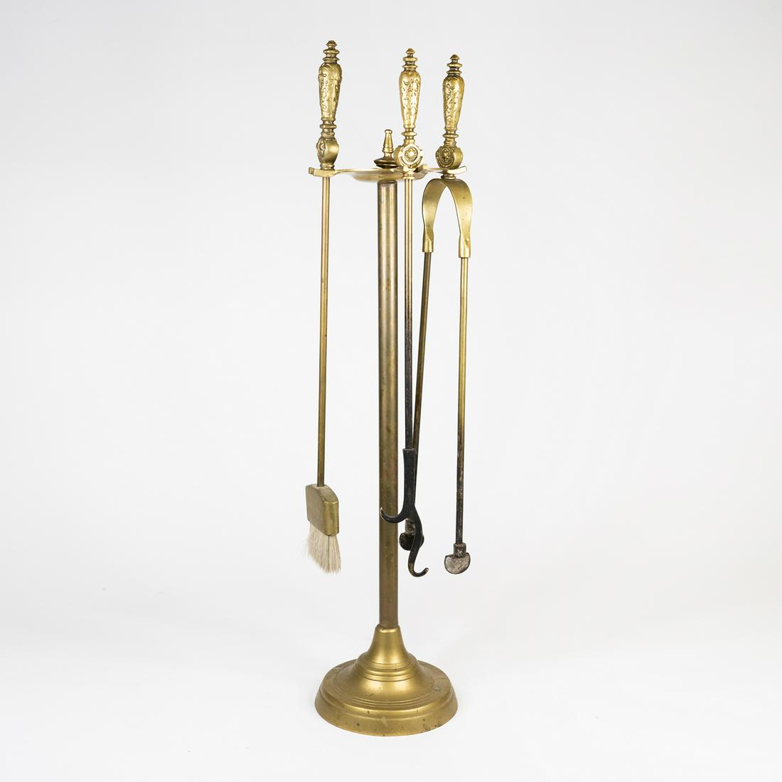 Brass Fireplace Tool Set (1 of 6)