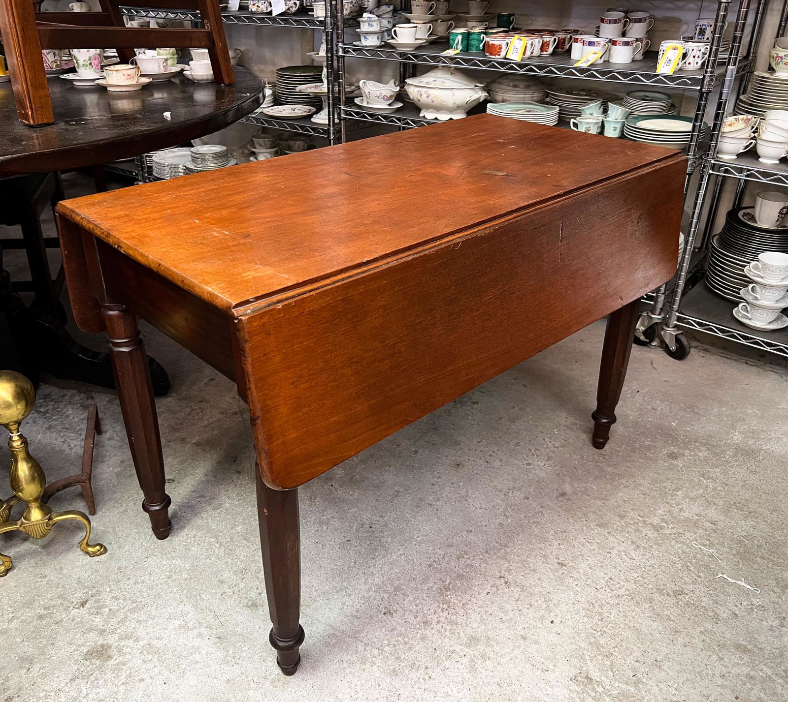 American Antique Mahogany Drop Leaf Table (1 of 6)
