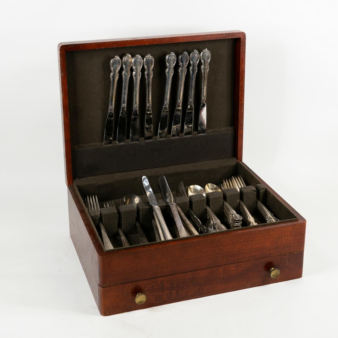 Steel and Silver Plated Flatware Assortment (1 of 11)