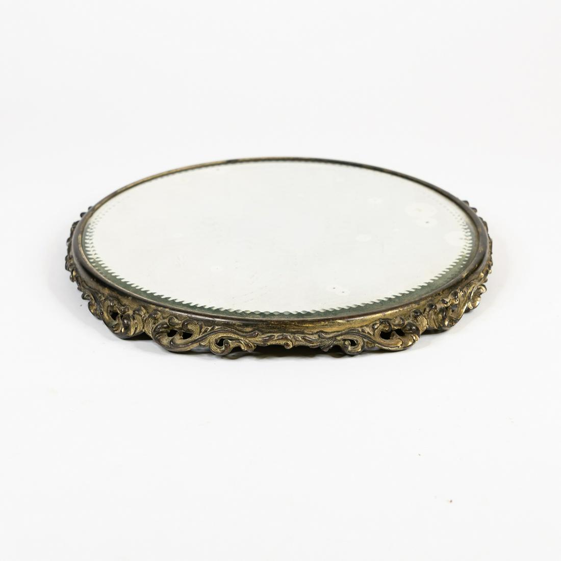 Mirrored Top Victorian Plateau Tray (1 of 7)