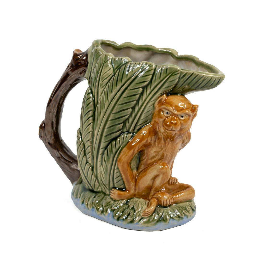 Ceramic Signed Monkey Pitcher (1 of 7)