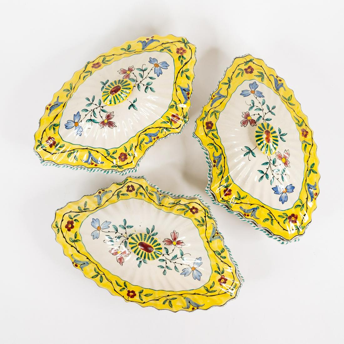 (3) Savoia Dervta Italian Hand-Painted Casserole Dish (1 of 6)