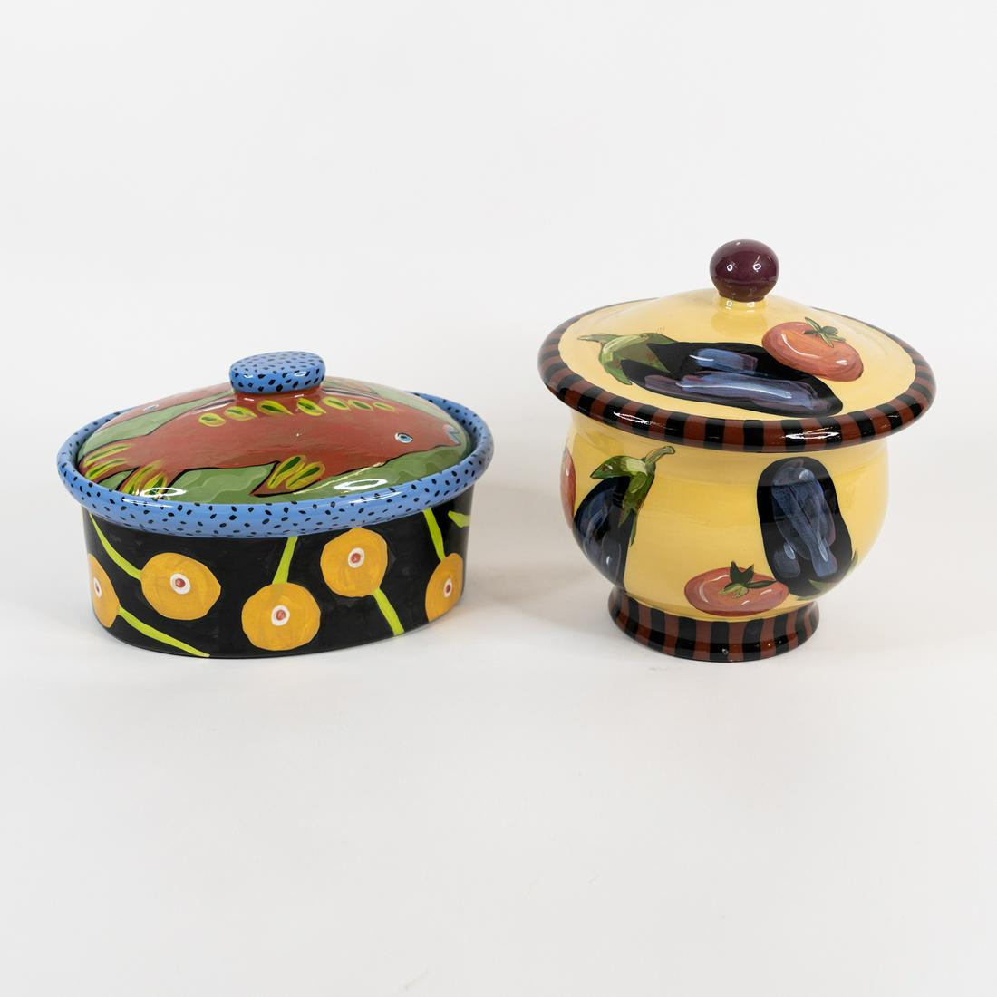 Droll Designs Signed Art Pottery Turneens (1 of 7)