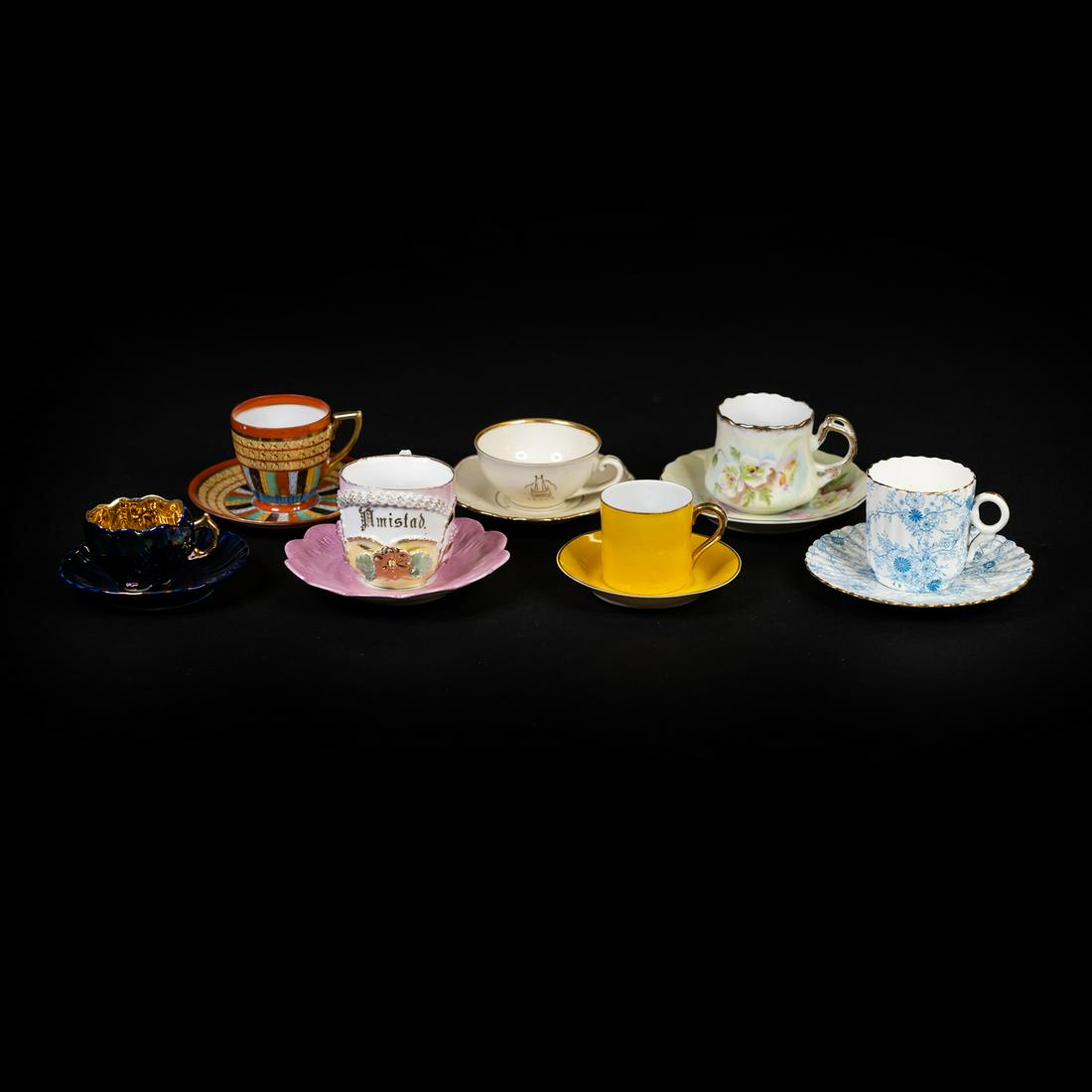 (7) Assorted Teacup and Saucers Incl Lefton (1 of 5)
