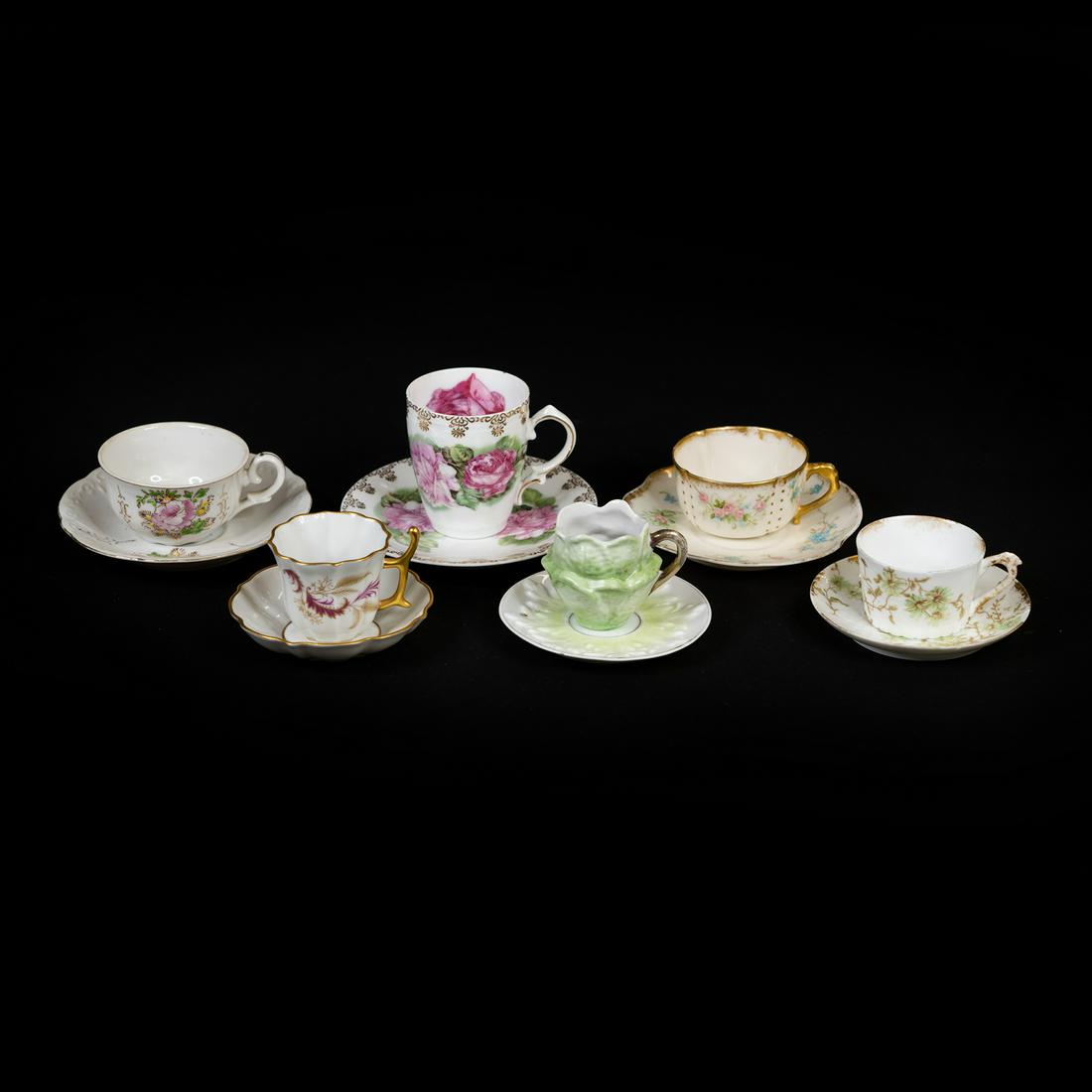 (6) Assorted Teacup and Saucers Incl Chugai (1 of 6)