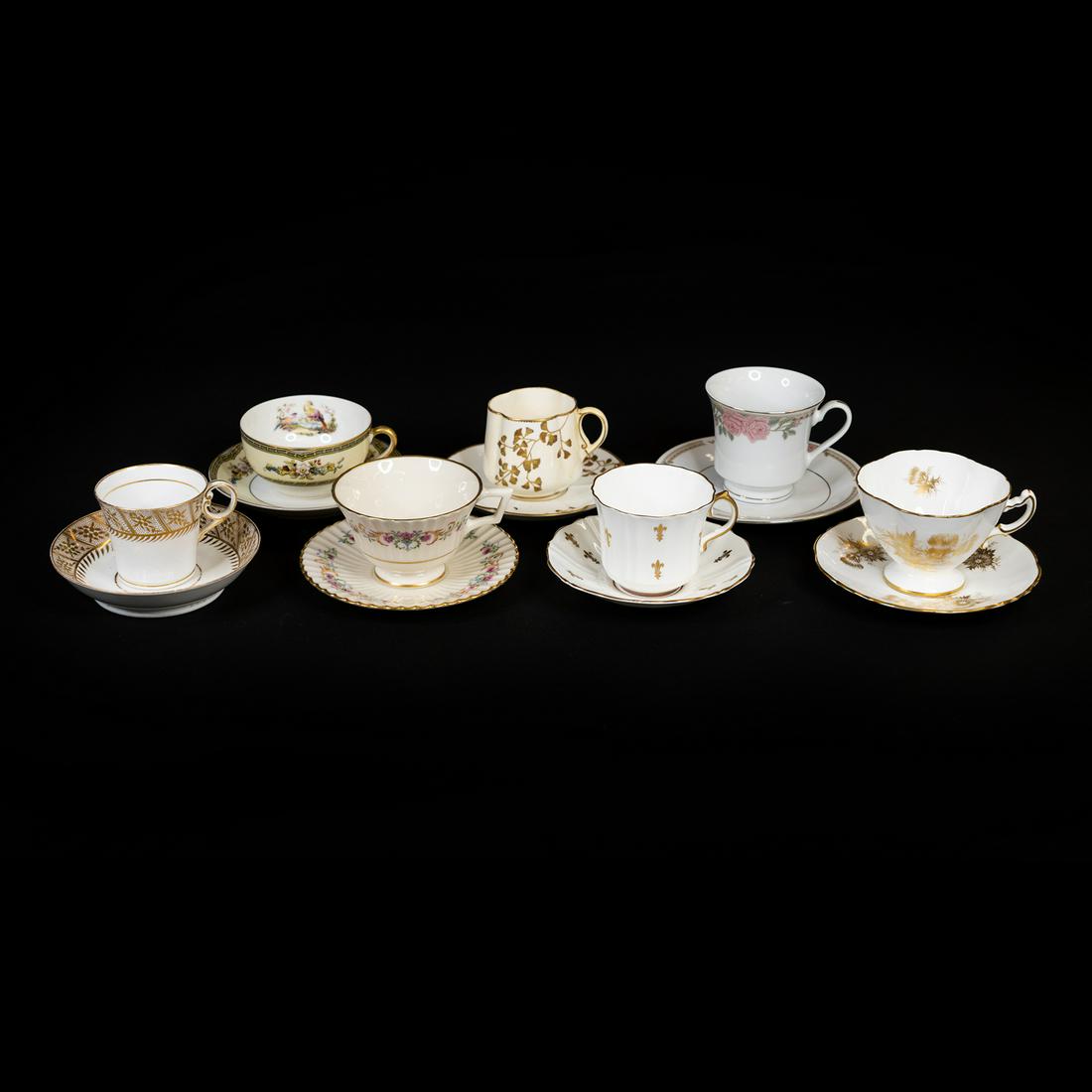(7) Assorted Teacups and Saucers Incl Noritkae (1 of 5)