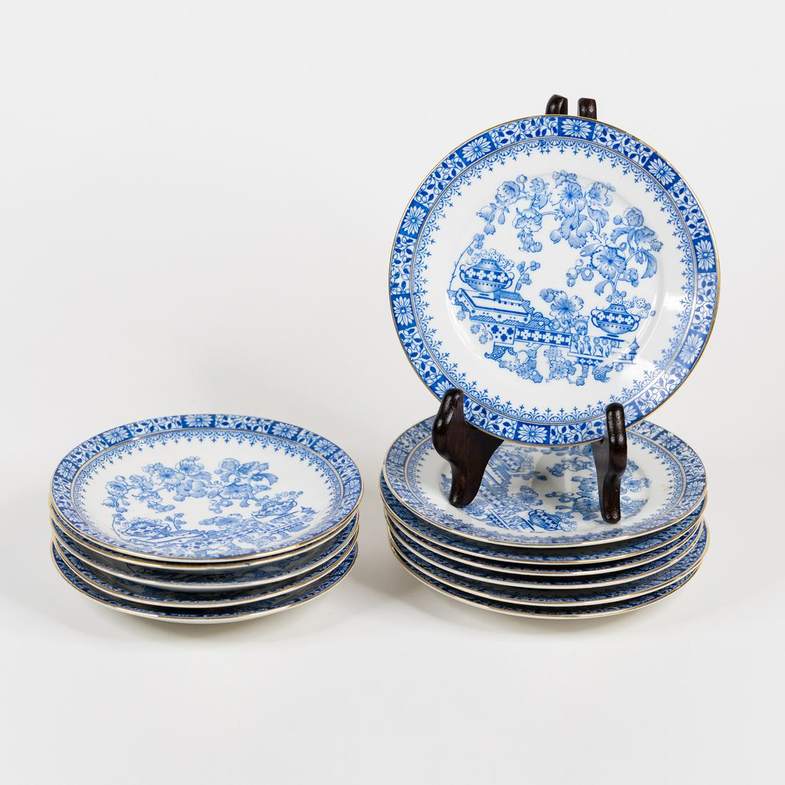 Group of 12 KPM Blue and White Bread and Dessert Plates (1 of 7)