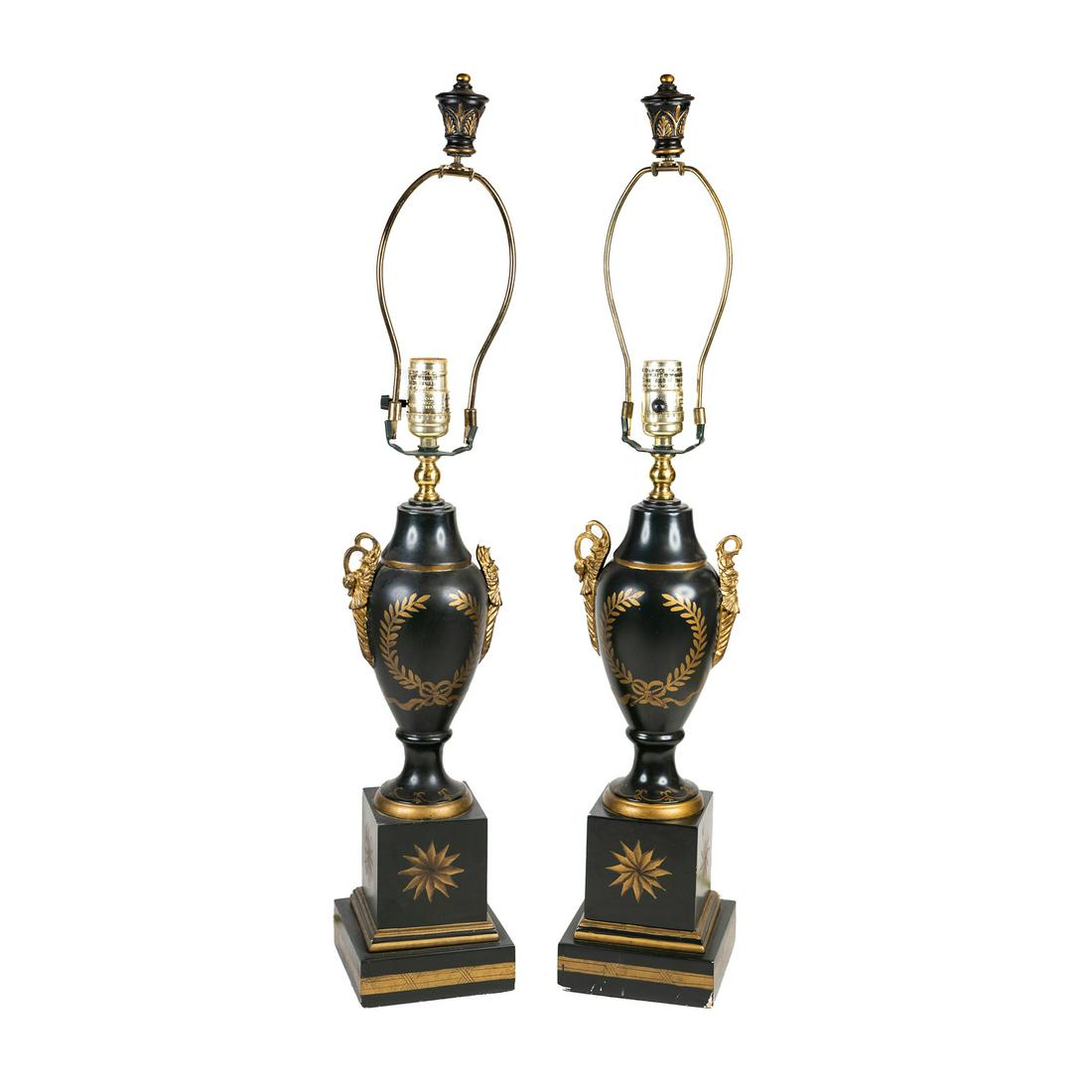 Pair of French Style Table Lamps (1 of 9)