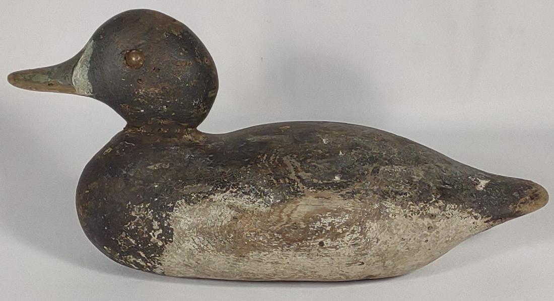 Antique Mason Factory Decoy C. Bartlett Branded (1 of 11)