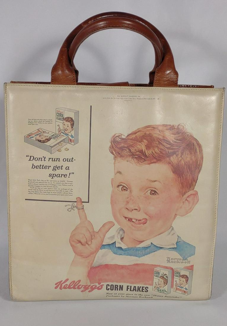 Icon Norman Rockwell Kelloggs Corn Flakes Tote (1 of 10)