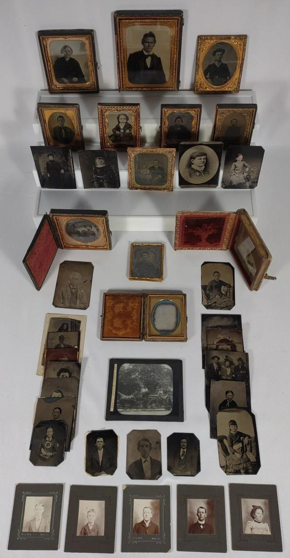 Antique Tintype & Ambrotype Framed Portraits - B (1 of 13)