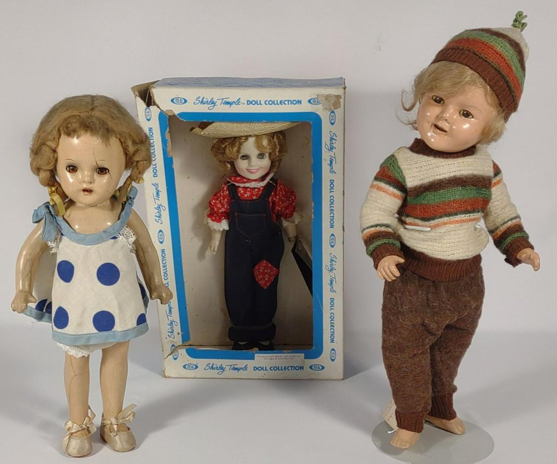 3 Ideal Shirley Temple Composite Dolls (1930s) (1 of 18)