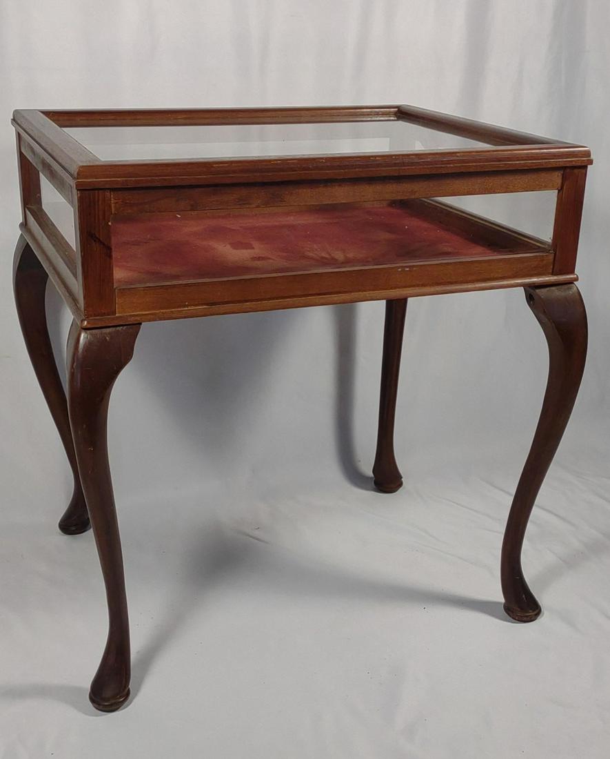Vintage Glass Table Curio Display Cabinet (1 of 10)