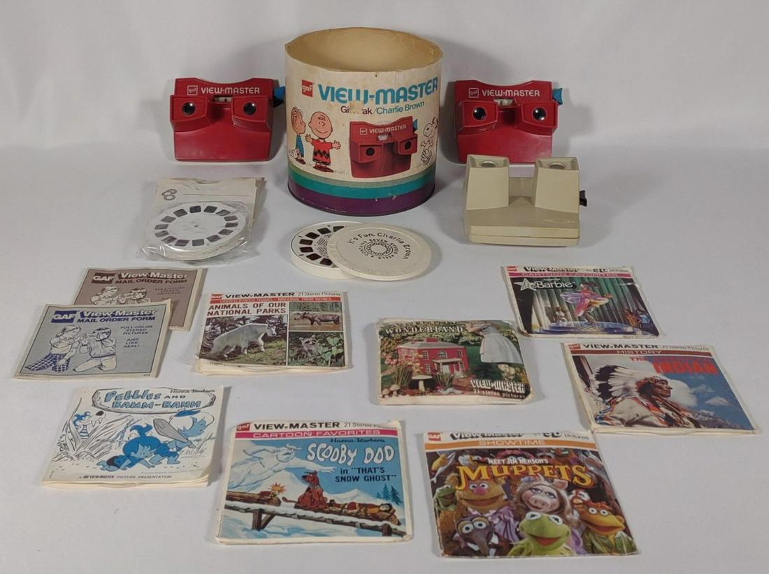 3 View Master Toys w/ Slide Reels (1 of 10)