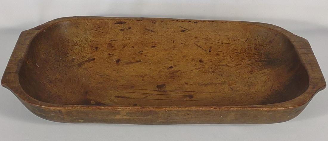 Antique Wood Dough Bowl / Trough (1 of 6)