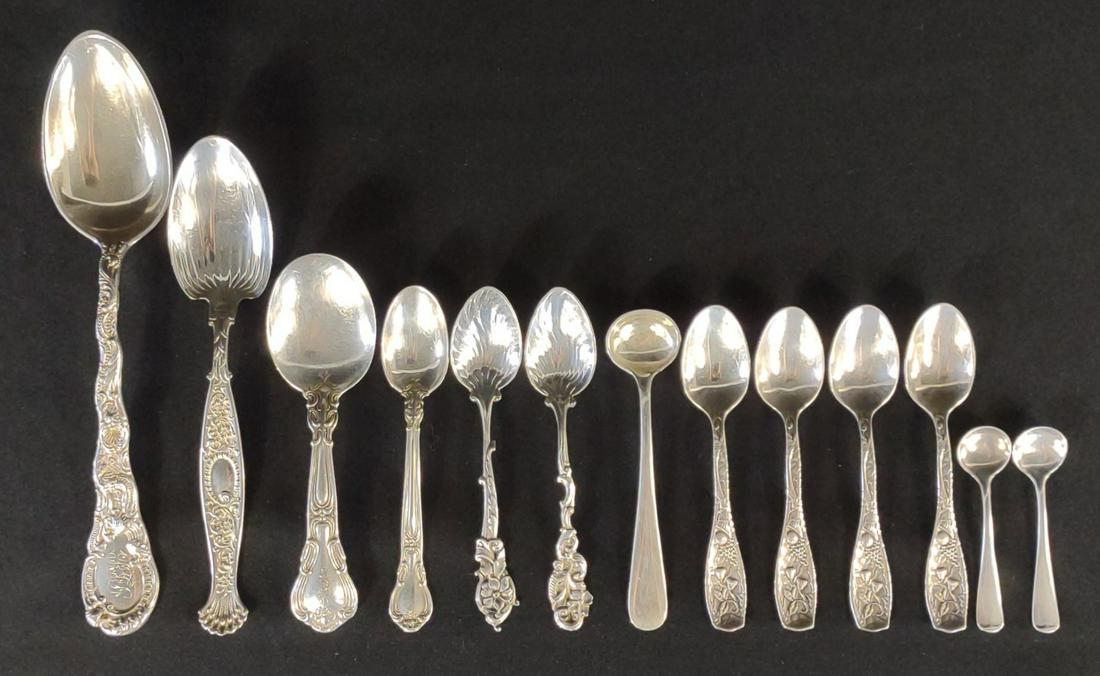 13 Sterling Silver Spoons 5.85ozt (1 of 20)