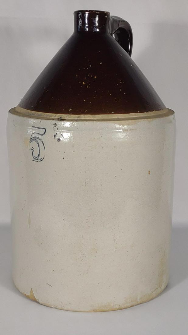 5 Gal. Vintage Stoneware Pottery Jug (1 of 13)