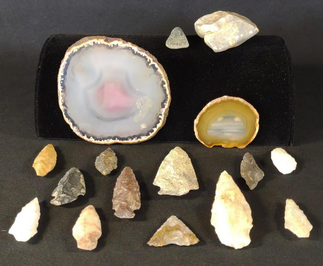 Arrow Heads & Agate Slices (1 of 11)