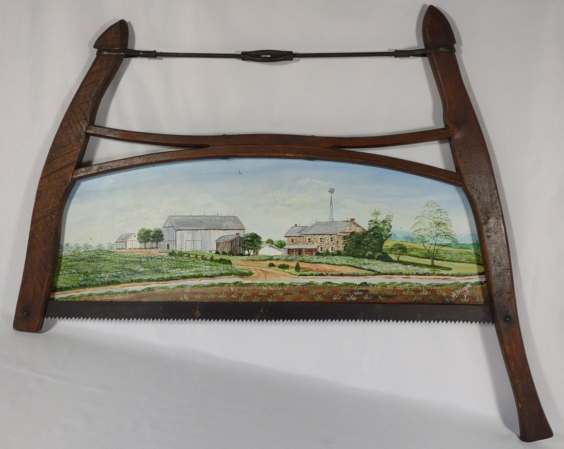 M Stahr Kutztown Farm PA Buck Saw Painting (1 of 10)