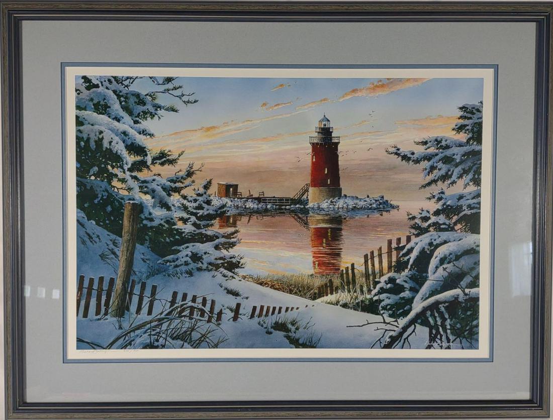 Richard Bollinger Signed Numbered Breakwater Light (1 of 6)