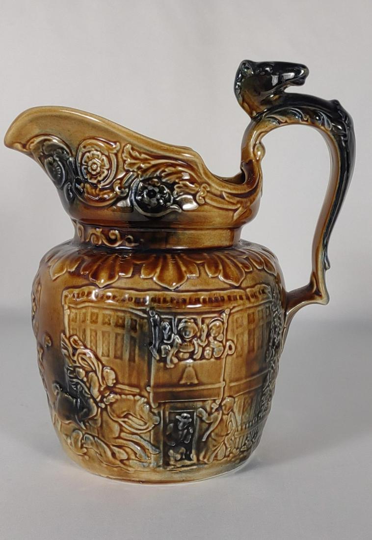 Arthur Wood Ceramic Majolica Pottery Pitcher (1 of 7)