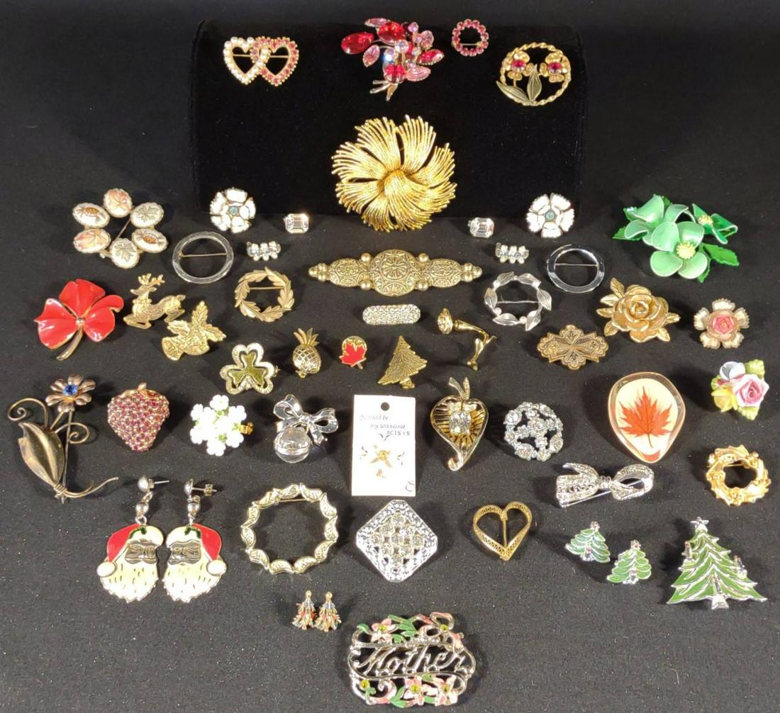 Vintage Costume Brooches & Pins