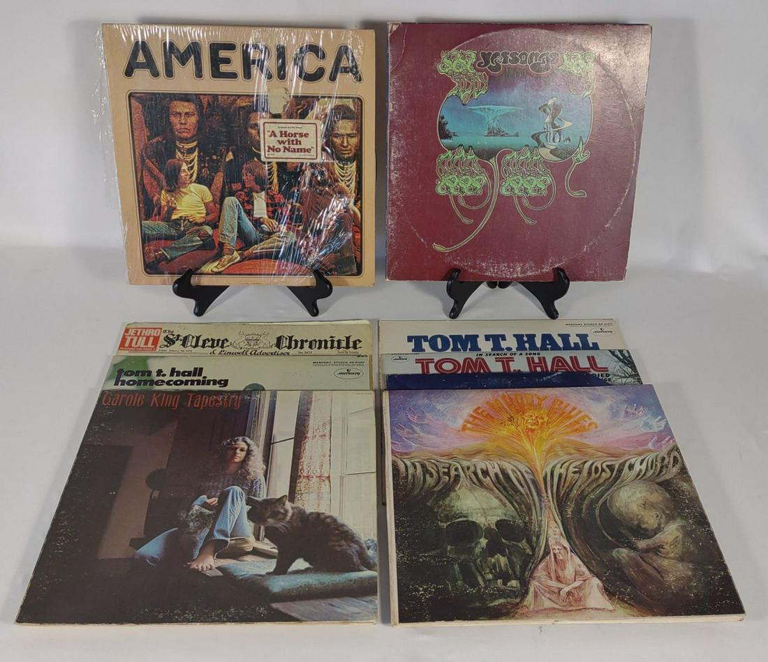 9 Classic Rock Music Record Albums (1 of 7)