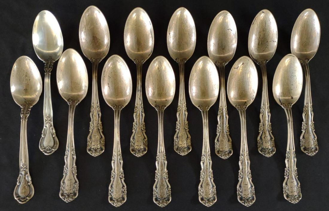 (14) Simpson Hall Miller & Gorham Sterling Spoons (1 of 8)