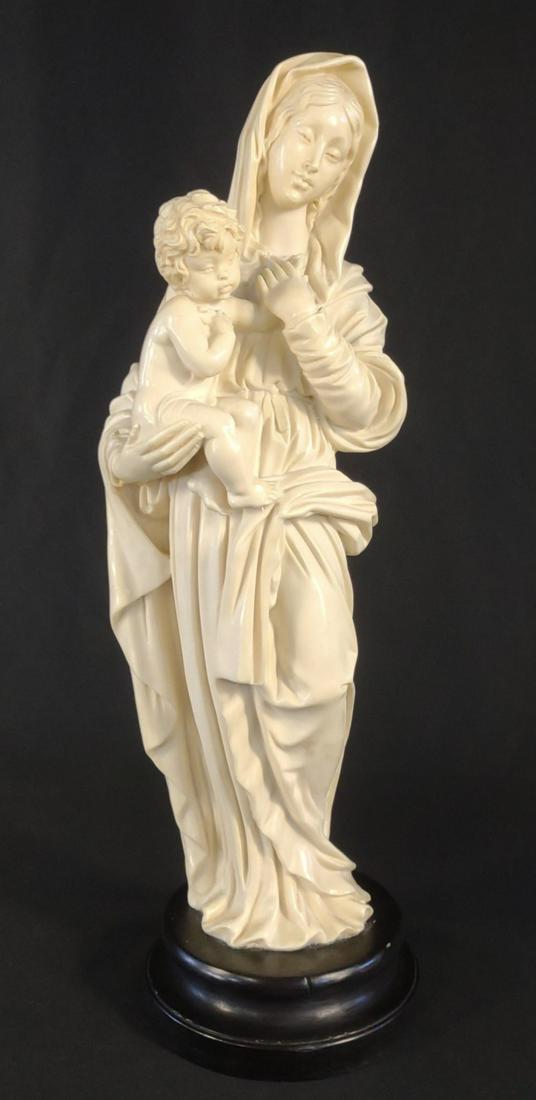 A. Santini Italy Madonna & Child Sculpture (1 of 7)