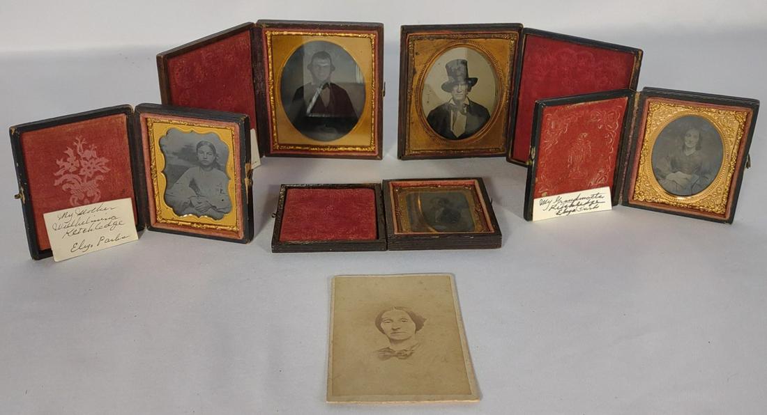1800s Single Family Daguerreotype & Ambrotypes (1 of 13)