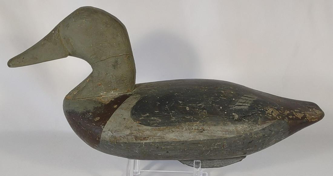 Old Carved Working Duck Decoy (1 of 14)
