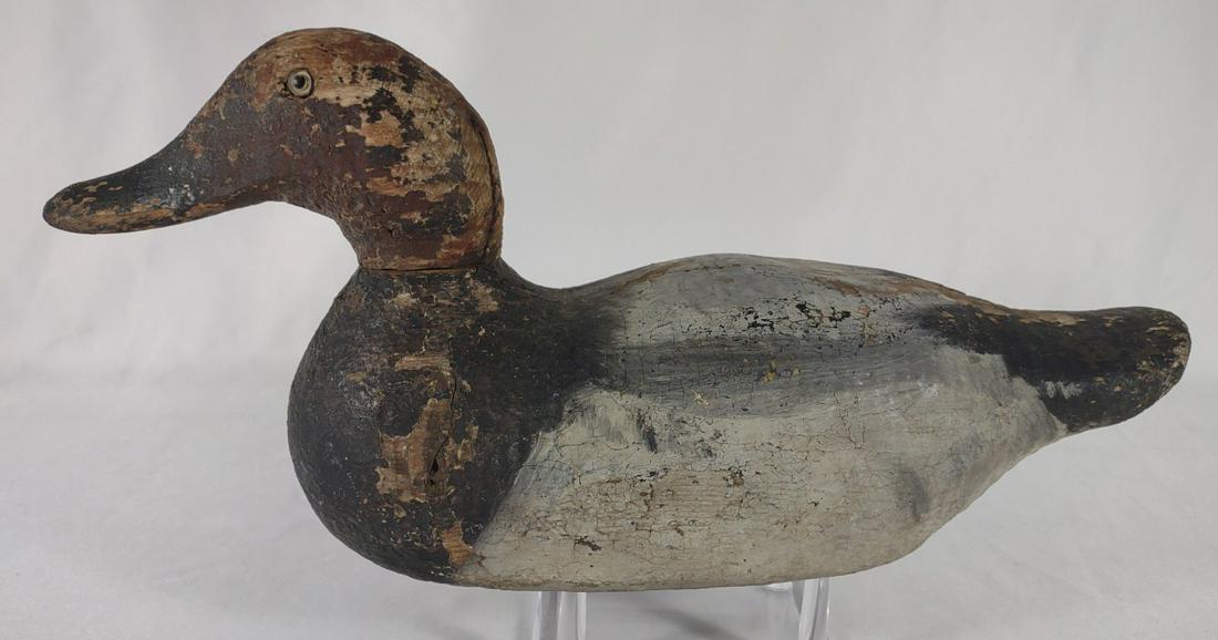 Pratt Factory Canvasback Drake Duck Decoy (1 of 20)