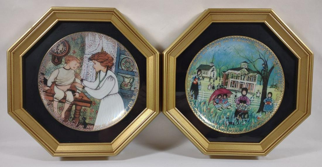 2 P. Buckley Moss Single Issue Numbered Plates (1 of 9)