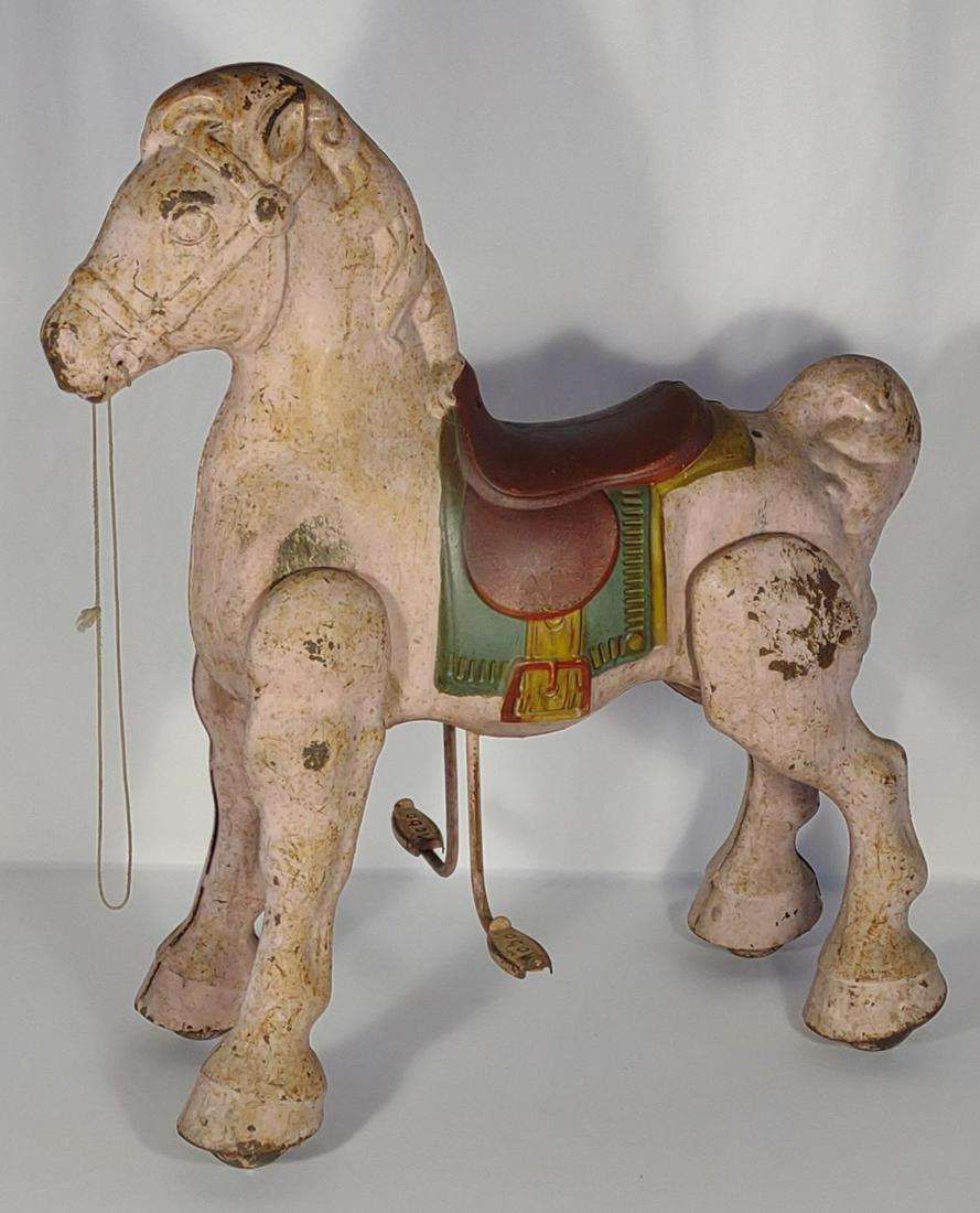 1950s Mobo Pressed Steel Ride on Peddle Horse (1 of 16)