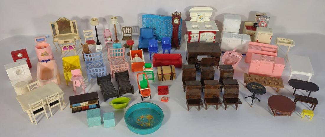 Vintage dollhouse 2024 furniture brands