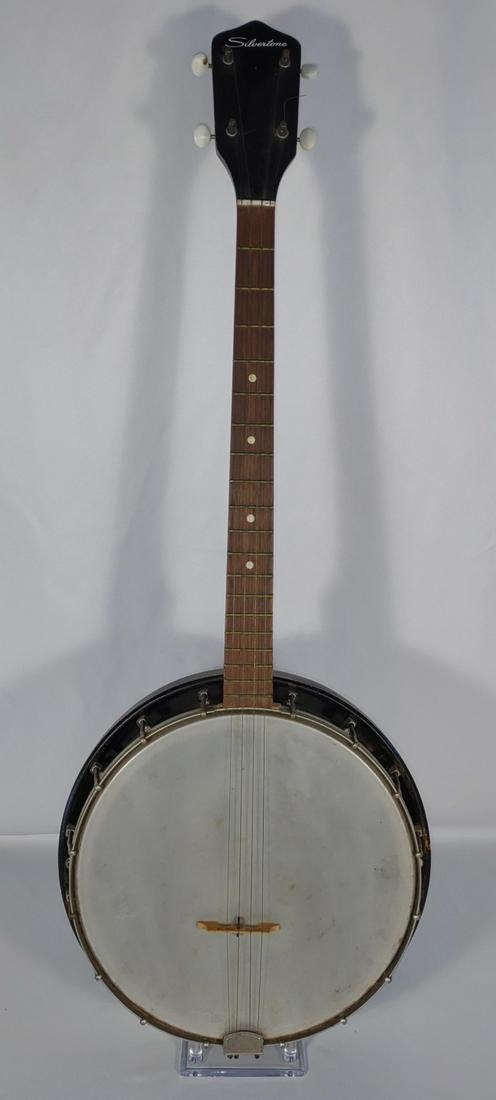 Silvertone 4 String Banjo (1 of 11)