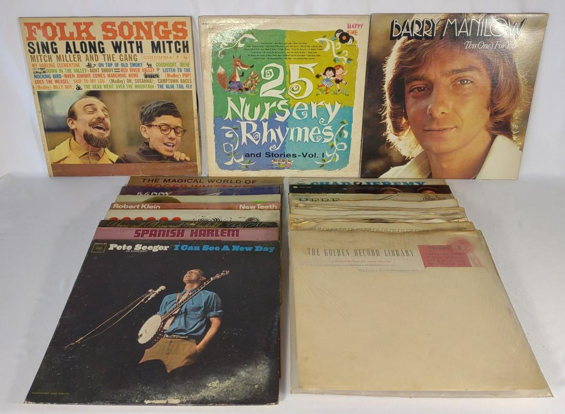 Mixed Genre of Vintage Music Record Albums (1 of 8)